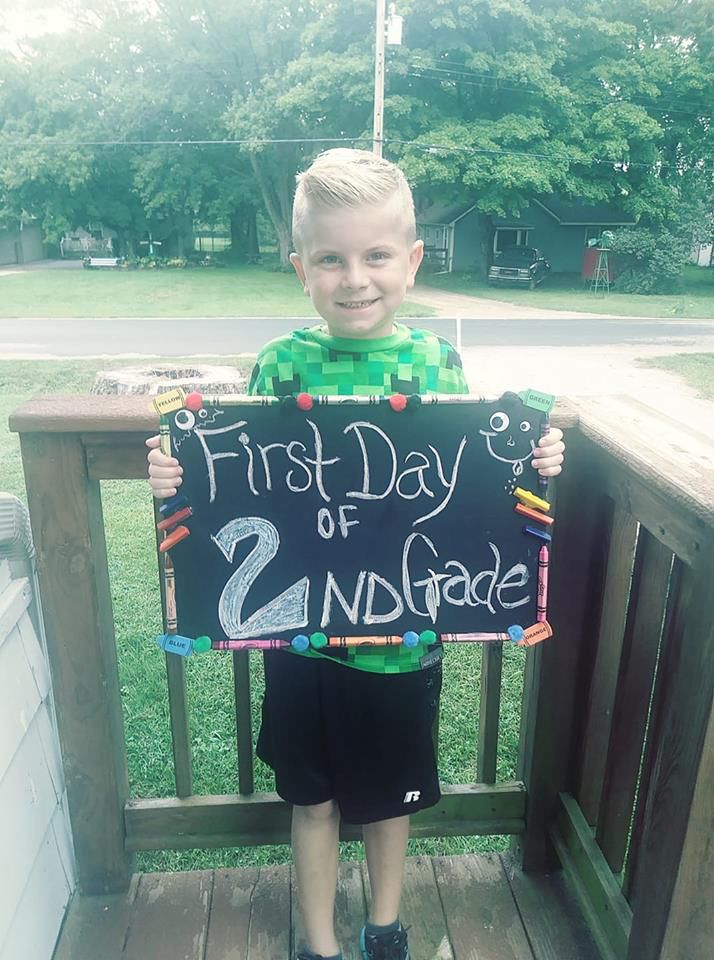 First day of 2nd grade!
